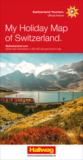 Wegenkaart - landkaart Zwitserland My Holiday Map | Hallwag