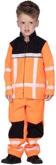 Wegwerker Kostuum Kind Oranje