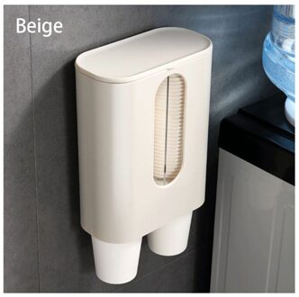Wegwerp Bekers Dispenser Plastic Bekerhouder Voor Water Dispenser Wall Mounted Automatische Cup Opbergrek Cups Container 3