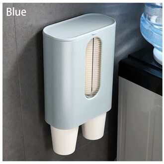 Wegwerp Bekers Dispenser Plastic Bekerhouder Voor Water Dispenser Wall Mounted Automatische Cup Opbergrek Cups Container 4
