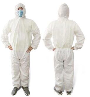 Wegwerp Bescherming Gown Indoor Outdoor Overall Fietsen Bescherming Kledingstuk Met Kap Voor Mannen Vrouwen Anti-Fog