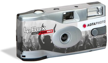 Wegwerp camera met flitser voor 36 zwart/wit fotos
