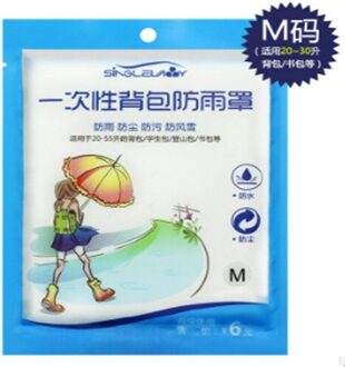 Wegwerp Effen Grote Regenhoes Bike Bag Fiets Fietsen Rugzak Waterdichte Regenhoes Voor Outdoor Klimmen Reizen Gereedschap