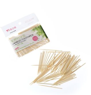 Wegwerp Hout Tandenstokers Dental Natuurlijke Bamboe Tandenstoker Voor Thuis Restaurant Hotel Producten Tandenstokers Gereedschap 200 stks/zak