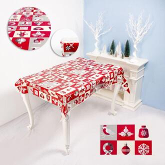 Wegwerp Kerst Tafelkleed Keuken Eettafel Decoraties Kerstman Print Home Party Tafel Covers Kerst Ornamenten 02
