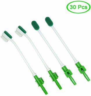 Wegwerp Medische Spons Tandenborstel ICU zuig wattenstaafje Mondverzorging Enkele Gebruik Zuig Tandenborstel Systeem mondhygiëne Groen hoofd