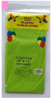 Wegwerp Plastic Tafelkleed, Rechthoek 6 X 4.5ft, Tafel Covers Voor Feesten, Festivals, Bars, Anniversary fruit groen