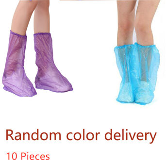 Wegwerp Plastic Waterdichte Antislip Dikke Outdoor Regenachtige Dag Tapijt Reinigen Frosted Schoen Cover Huishoudelijke Accessoires 10stk