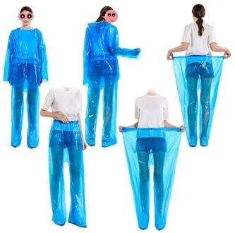 Wegwerp Regenjas Regenbroek Waterdichte Poncho Voor Outdoor Camping Wandelen