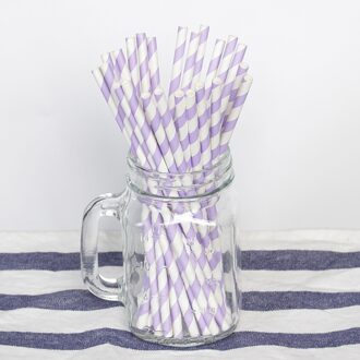 Wegwerp Rietjes Milieubescherming Creatieve Kleur Papier Rietjes Creatieve Rietjes Одноразовые Соломинки paars