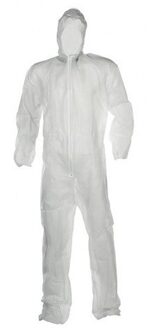 Wegwerp schilders / klussers overall - one size - Klus overalls voor volwassenen - kunststof