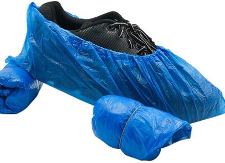 Wegwerp Schoen Cover Ademend Stofdicht Antislip Milieubescherming Outdoor Reiniging Waterdichte Laars Covers 50Pairs