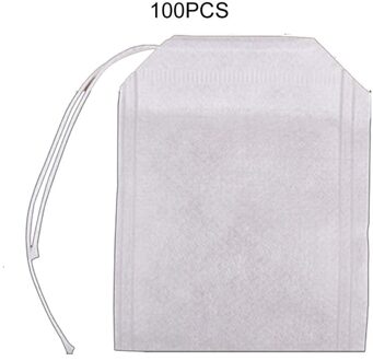 Wegwerp Thee Filter Zakken Thee Infusers Lege Trekkoord Seal Filter Theezakjes Koord Kruid Losse Thee Bag