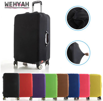 Wehyah Elestic Travel Luggage Cover Suitcase Covers Travel Accessories Women Dust Cover 18''-24'' Protective Case Solid ZY132
