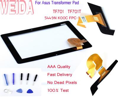 Weida 10.1 "Voor Asus Transformer Pad TF701 Lcd Touch Screen Digitizer Glas Panel TF701T Lcd 5449N K00C FPC-1 LQ101R1SX03