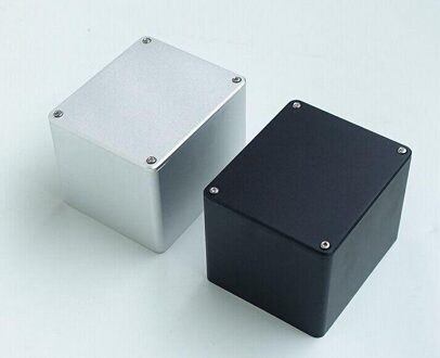 WEILIANG AUDIO vierkante aluminium transformator cover voor output transformator 130*110*99mm zwart