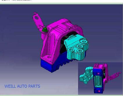 Weill 1001200XSZ08A Motor Mount Assy Rh Voor Grote Muur Haval H2