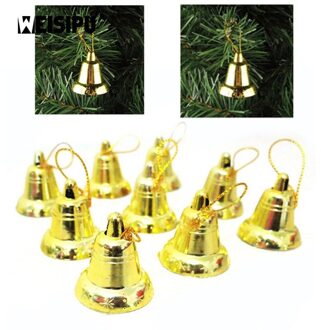 Weisipu Navidad 6 Stks/partij Jingle Bells Xmas Tree Wedding Kerst Klokken Hanger Party Ornament Kerstboom Decor