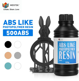 WEISTEK 3D Printer UV Resin LCD 0.5kg ABS Like Photopolymer Resin Printing Material For 405nm 3d Resina UV Resins Liquid