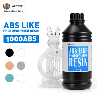 WEISTEK 405nm UV Resin For LCD 3d Printer 3d Printing Materials LCD UV Sensitive ABS Like Photopolymer Resin 1L Liquid Bottle