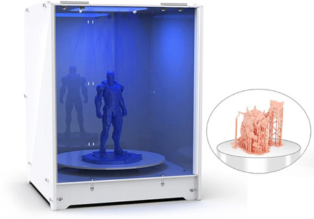 WEISTEK DIY Curing Machine 405nm Light Resin UV Curing Box Driven Turntable for LCD DLP SLA 3D Printed Model 3d принтер Cure Box