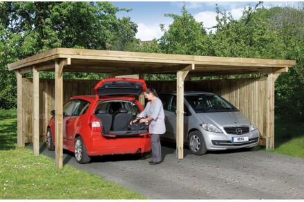 Weka Carport 618 Gr.1 Dubbel 576x398cm