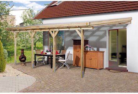Weka Carport Terraskap 671 Gr.5 579x279cm