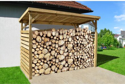 Weka Haardhoutopslag 663b Gr.2 Onbehandeld X114x264x204cm