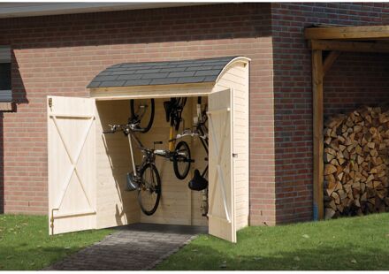 Weka houten fietsen/multifunctionele bergruimte
