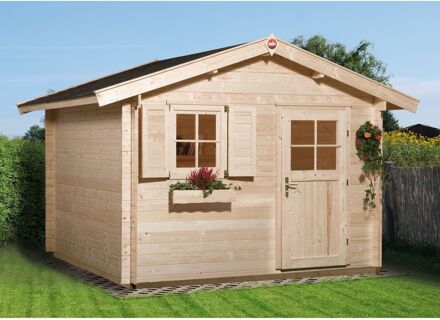 Weka Tuinhuis 107 - Onbehandeld - 262x300cm - 12,6 M³