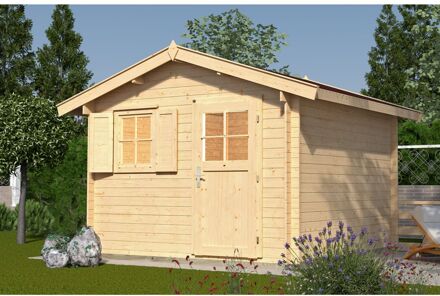 Weka Tuinhuis 107 - Onbehandeld - 300x300cm