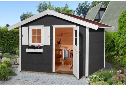 Weka Tuinhuis 123 - Antraciet - 301x205cm