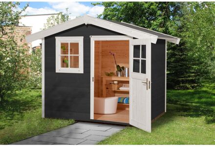 Weka Tuinhuis 123 - Antraciet - 301x235cm