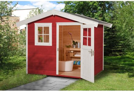 Weka Tuinhuis 123 - Rood - 241x235cm - 19,3 M³