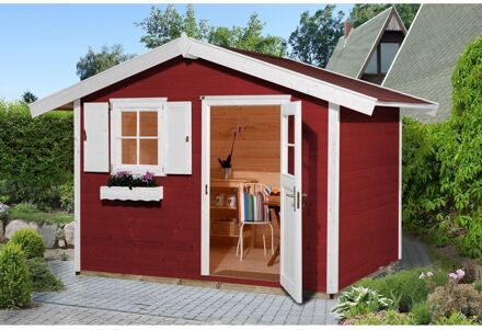 Weka Tuinhuis 123 - Rood - 301x205cm