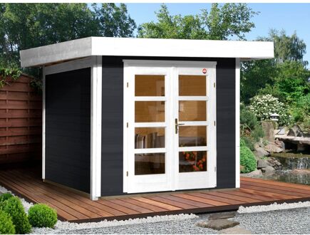 Weka Tuinhuis 126 - Antraciet/blanc - 226x295cm