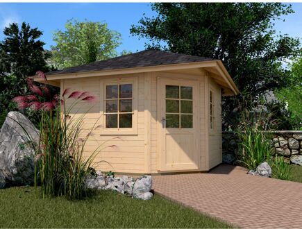 Weka Tuinhuis 149 - Onbehandeld - 276x238cm