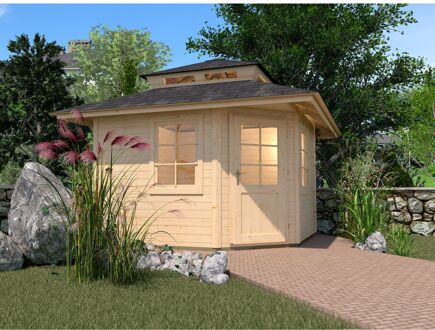 Weka Tuinhuis 149 - Onbehandeld - 315x298cm