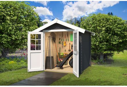 Weka Tuinhuis 209 - Antraciet - 200x200cm