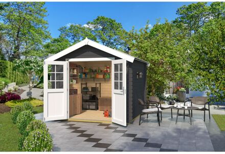 Weka Tuinhuis 209 - Antraciet - 250x250cm