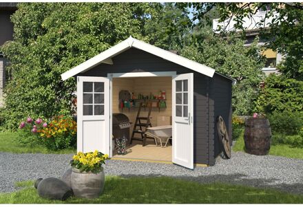 Weka Tuinhuis 209 - Antraciet - 300x300cm