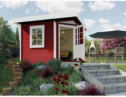 Weka Tuinhuis 213 - Rood - 259x298cm