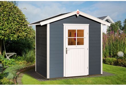 Weka Tuinhuis 223 - Antraciet/blanc - 205x154cm