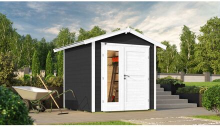 Weka Tuinhuis 224 A - Antraciet - 205x209cm