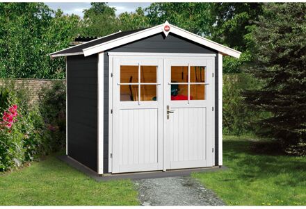 Weka Tuinhuis 224 - Antraciet - 205x209cm