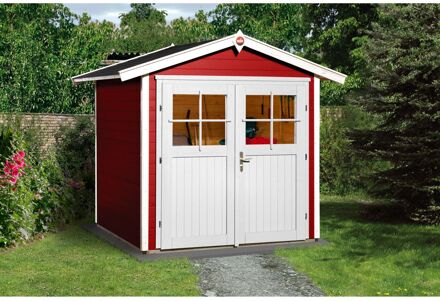Weka Tuinhuis 224 - Rood - 227x205cm