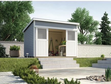 Weka Tuinhuis 225 - Grijs - 295x299cm