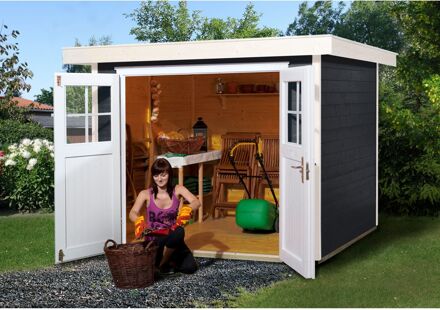 Weka Tuinhuis 227 - Antraciet - 235x239cm