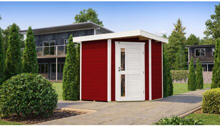 Weka Tuinhuis 229 A - Rood - 209x205cm