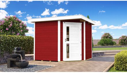 Weka Tuinhuis 229 A - Rood - 239x235cm